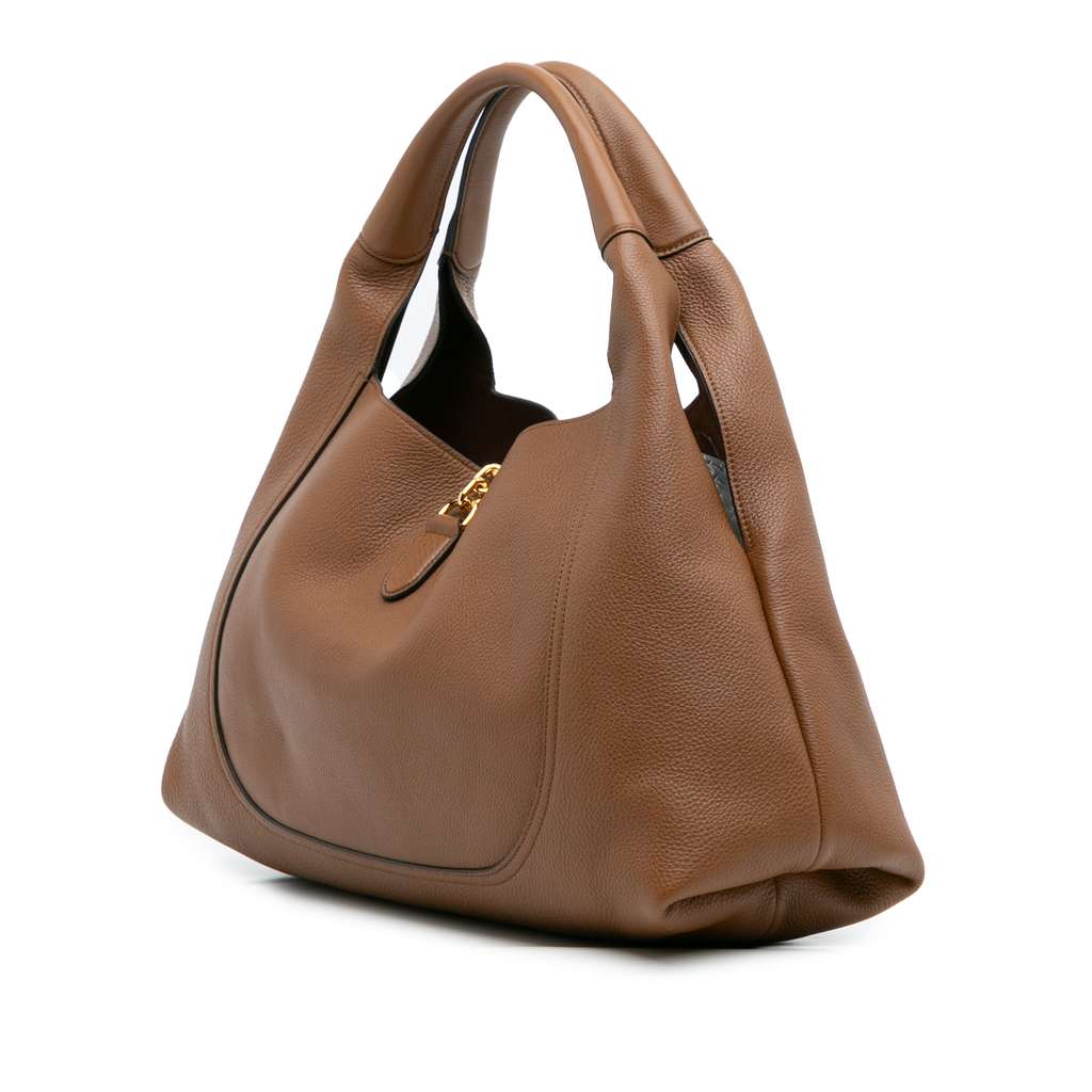 Gucci Maxi Grained Calfskin Softbit Hobo - 2