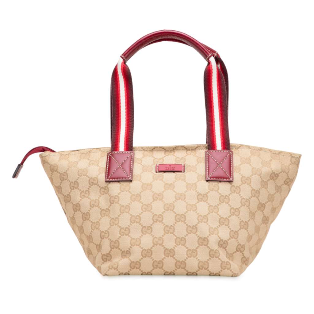Gucci GG Canvas Web Handbag