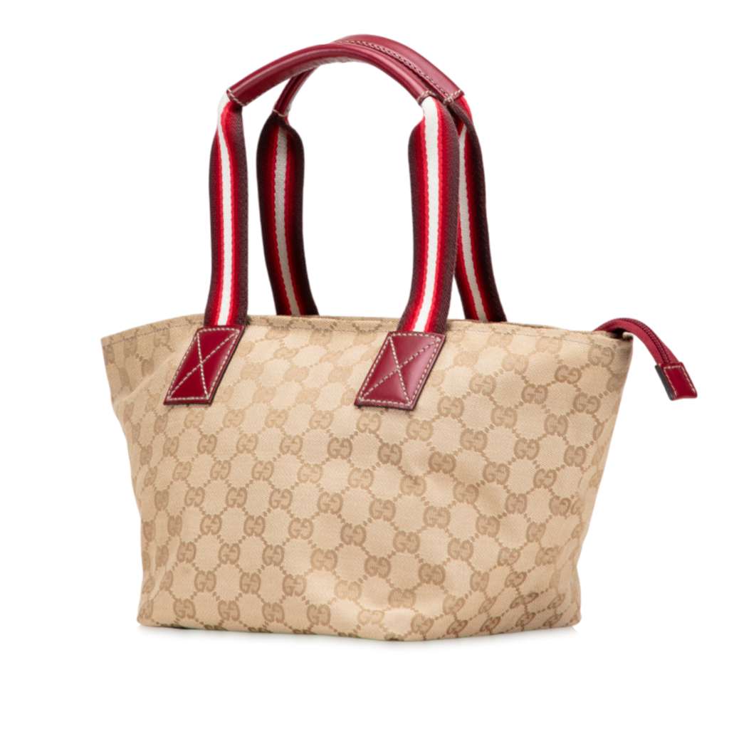 Gucci GG Canvas Web Handbag - 2
