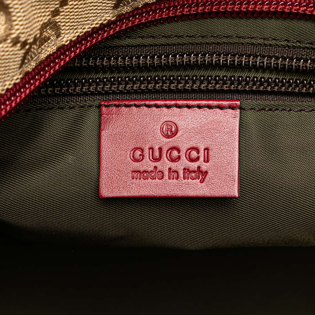 Gucci GG Canvas Web Handbag - 5