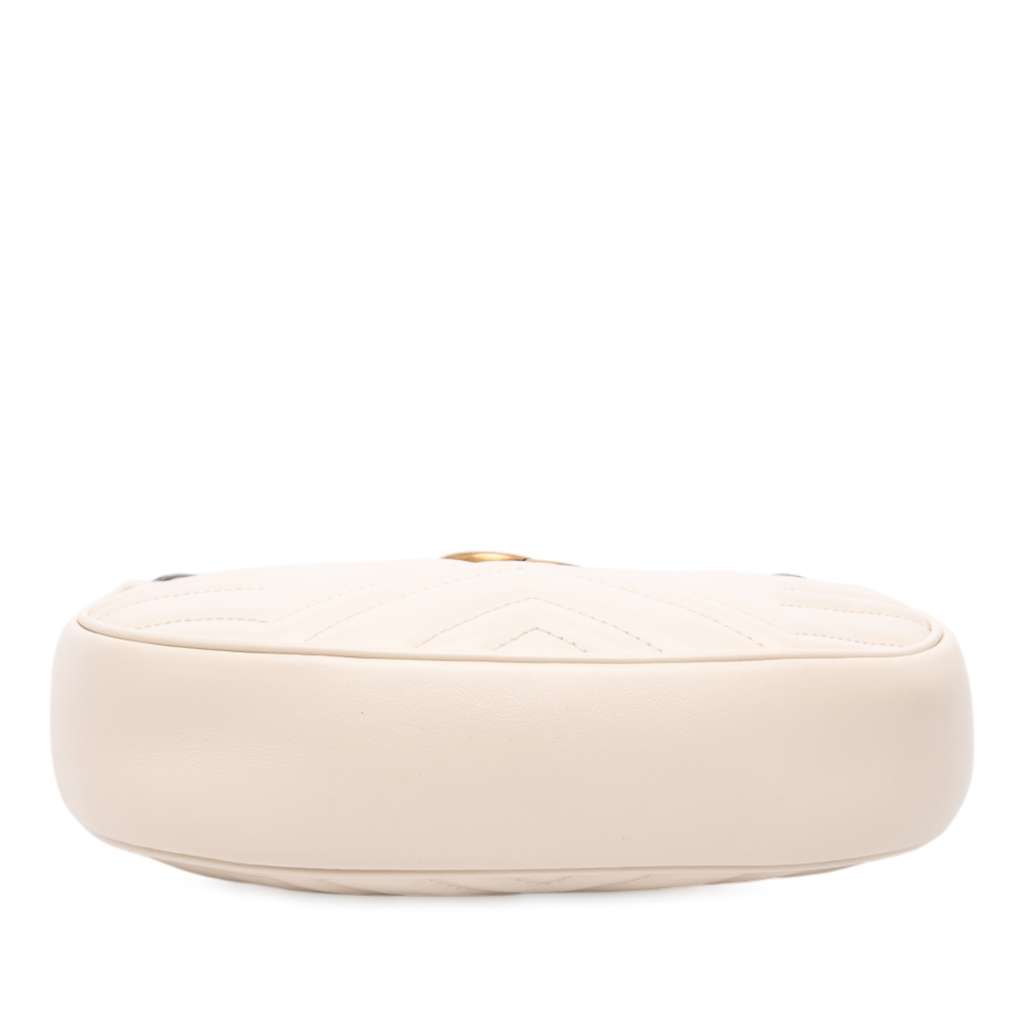 Gucci Mini GG Marmont Half Moon Bag - Image 6