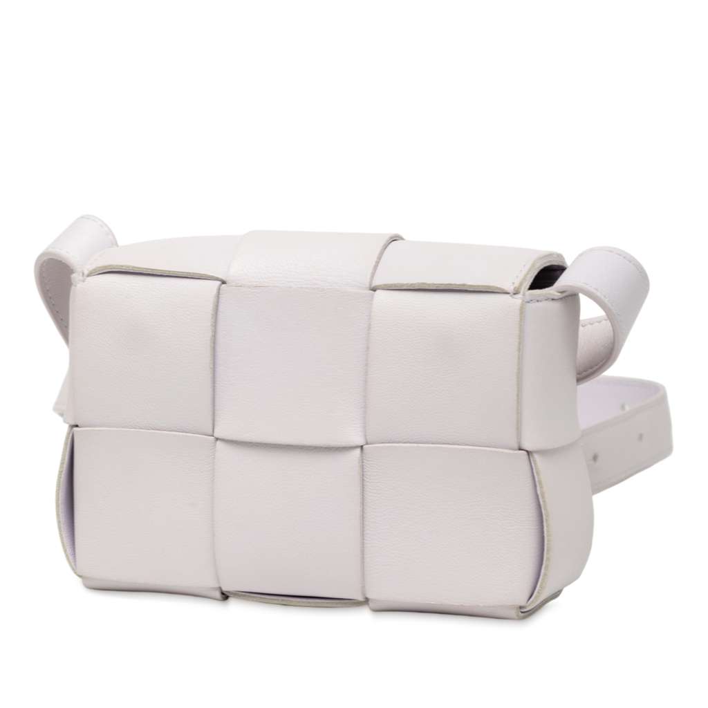 Bottega Veneta Extra Mini Nappa Maxi Intrecciato Cassette Crossbody - Back view