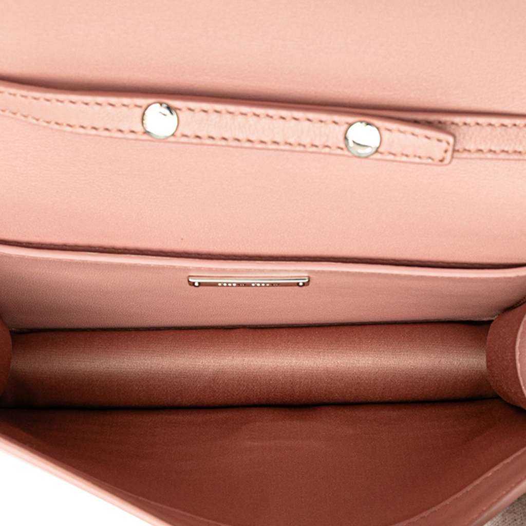 Miu Miu Matelasse Nappa Crystal Chain Buckle Crossbody - 4