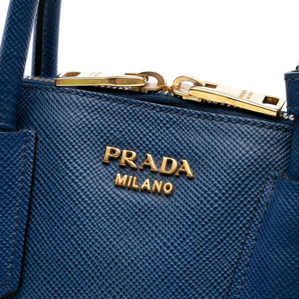 Prada Medium Saffiano Cuir Dome Satchel - Side view