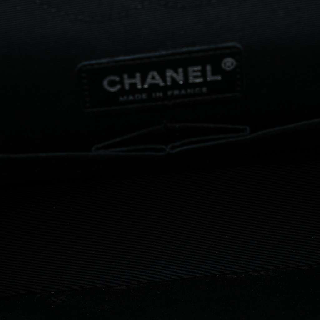 Chanel Medium Classic Sequined Tweed Double Flap - 4