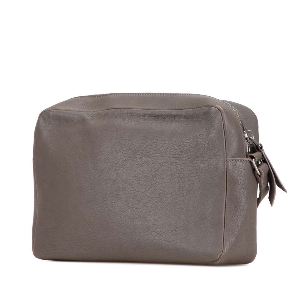 Saint Laurent Small Lambskin Monogram Lou Camera Bag - Back view