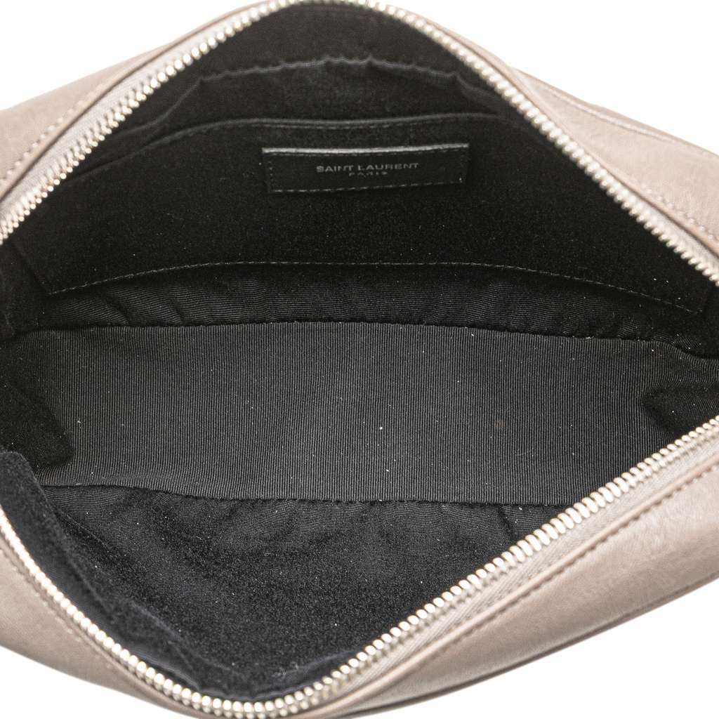 Saint Laurent Small Lambskin Monogram Lou Camera Bag - 4
