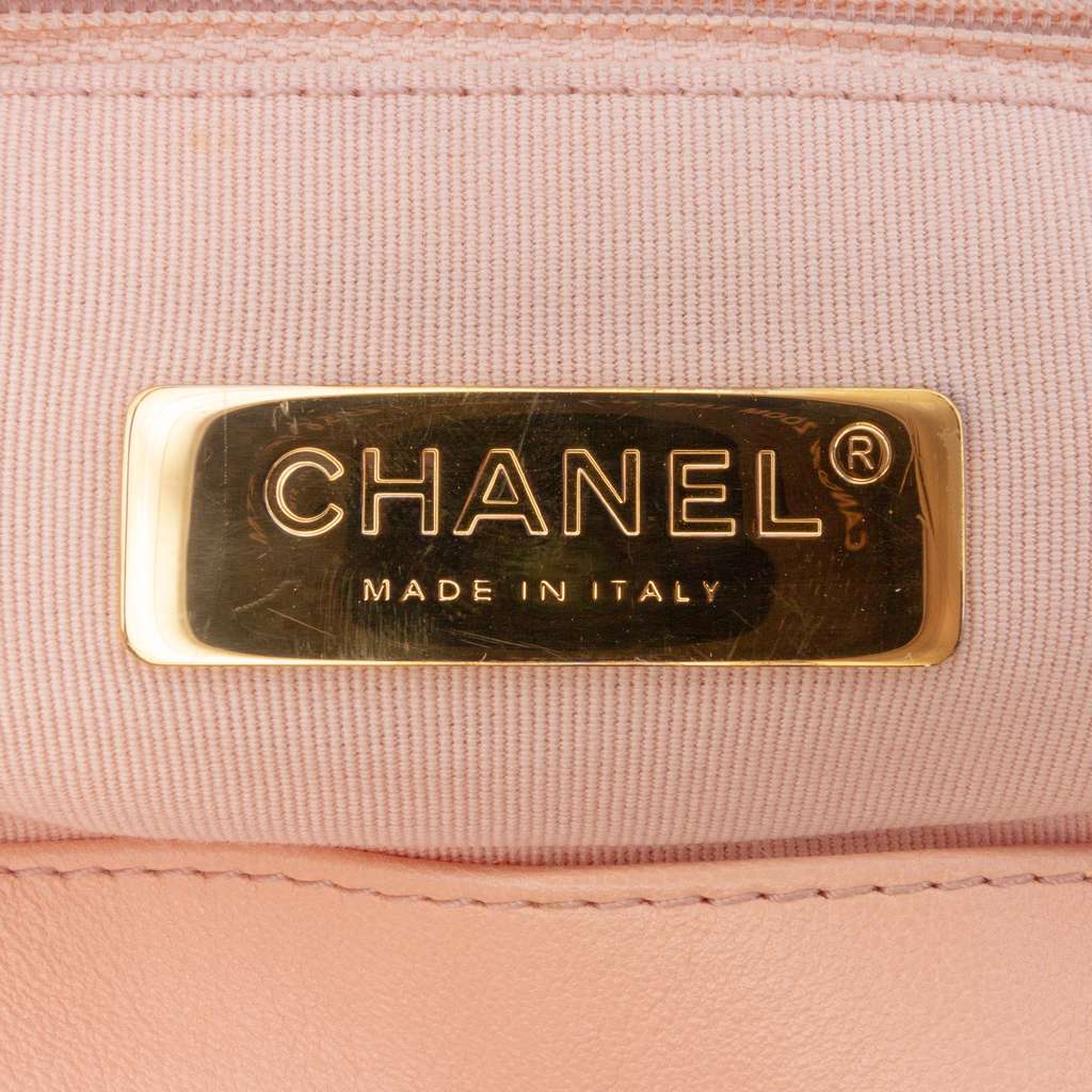 Chanel Medium Lambskin 19 Flap - Side view