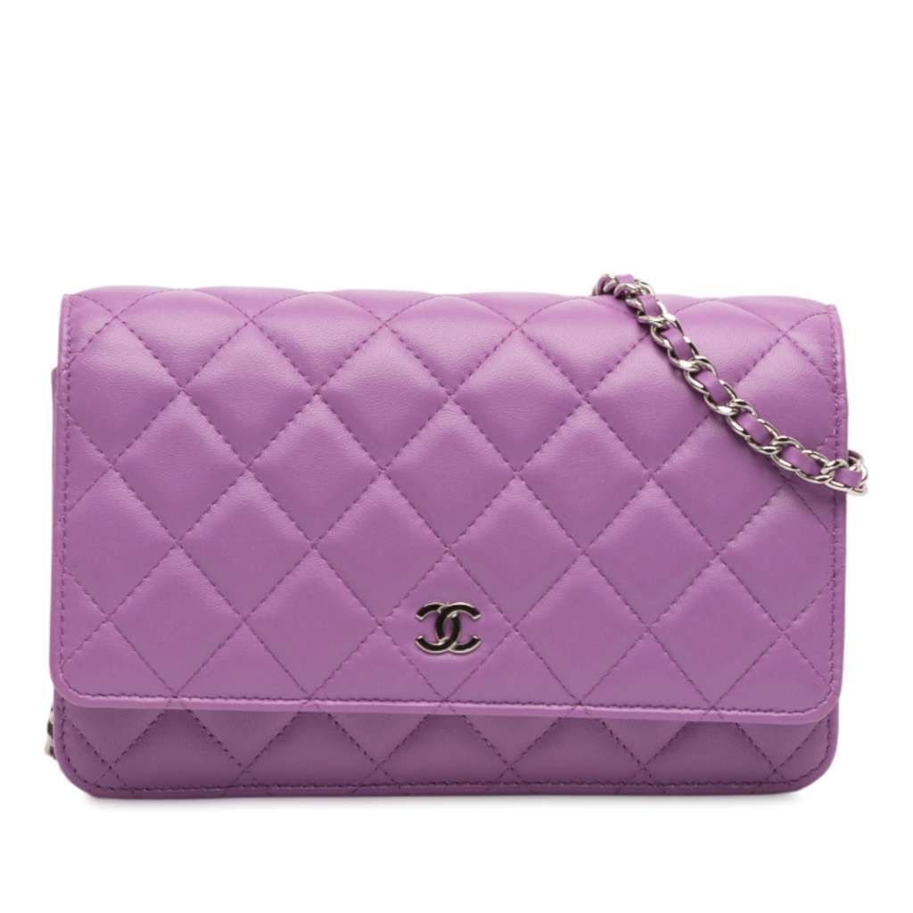 Chanel CC Quilted Lambskin Wallet on Chain