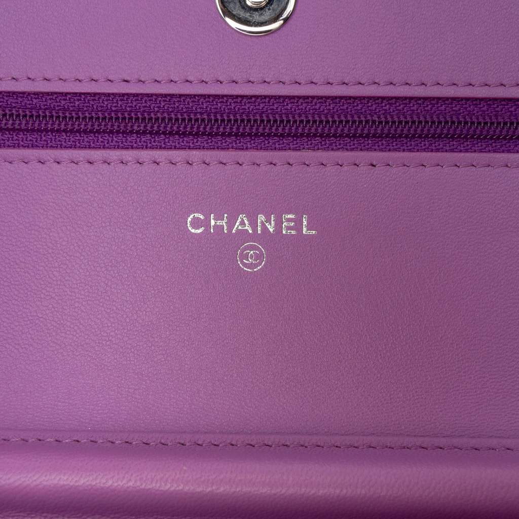 Chanel CC Quilted Lambskin Wallet on Chain - Detail 1
