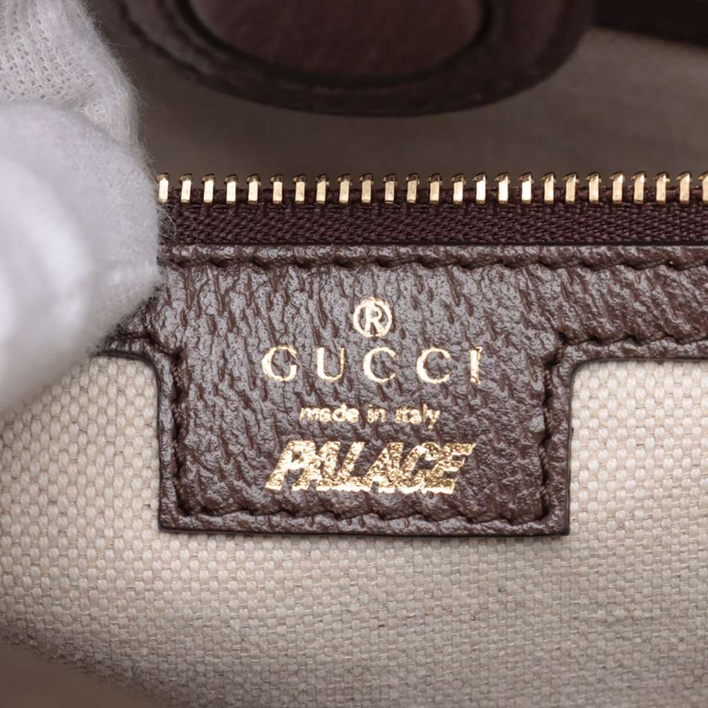 Gucci Palace Medium Jumbo GG Canvas Web Tote - Detail 1