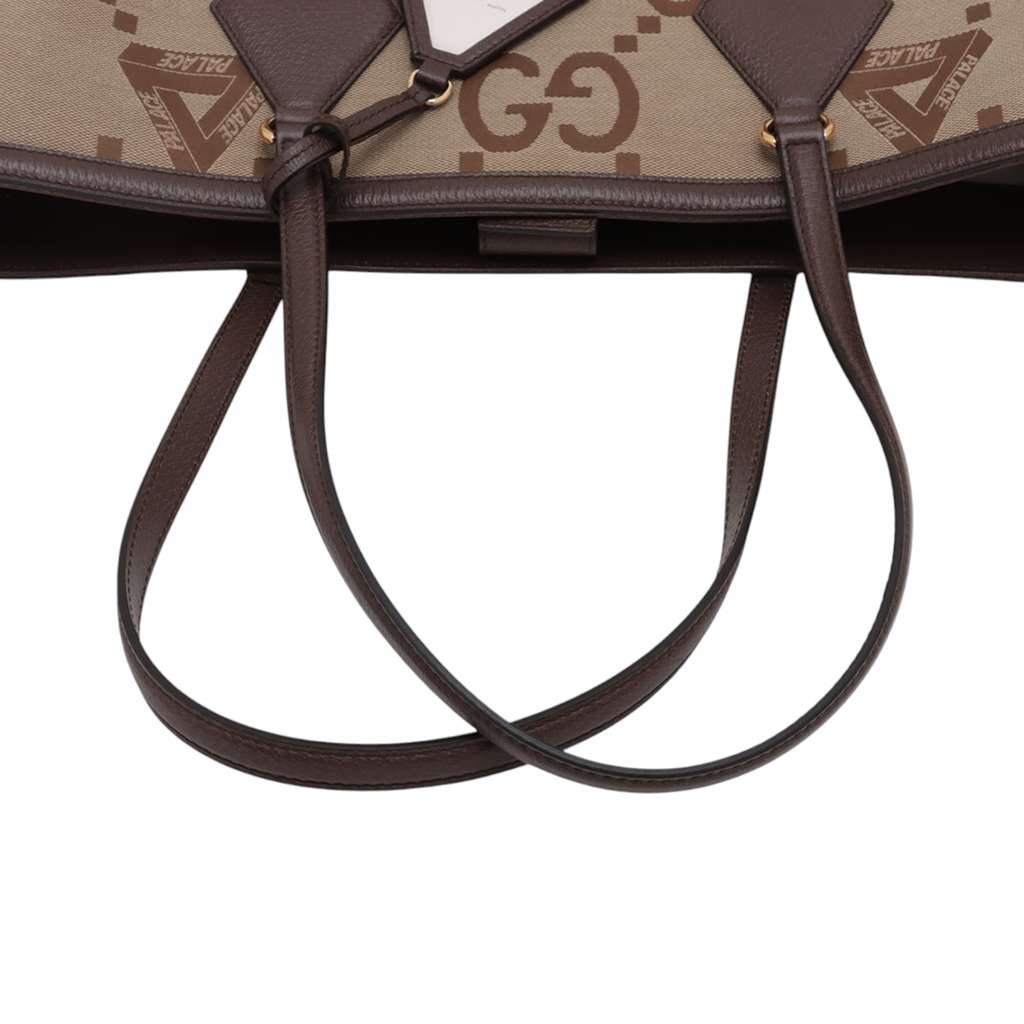 Gucci Palace Medium Jumbo GG Canvas Web Tote - Image 12