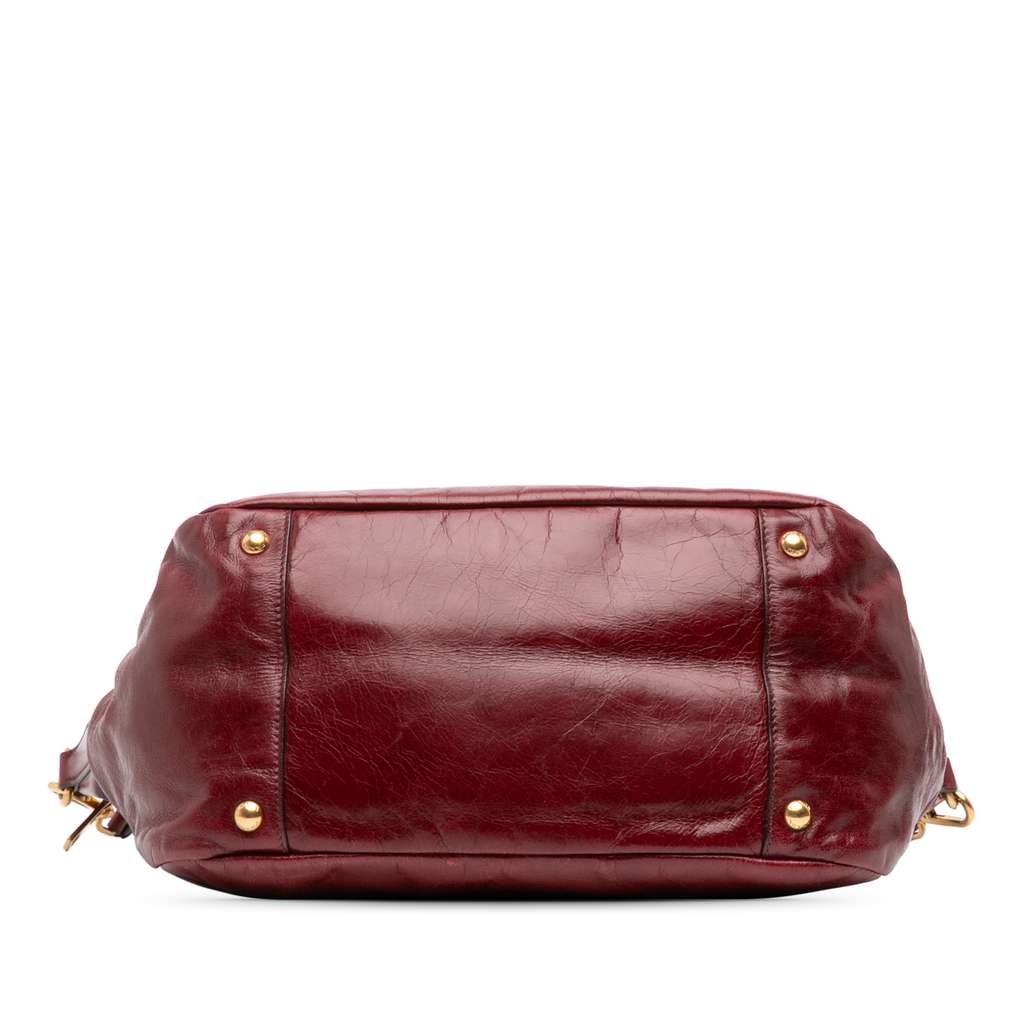 Prada Vitello Shine Satchel - 3