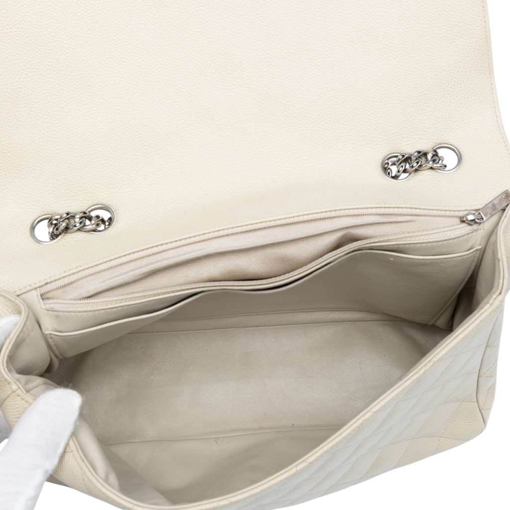 Chanel Jumbo Classic Caviar Bijoux Chain Single Flap - 4