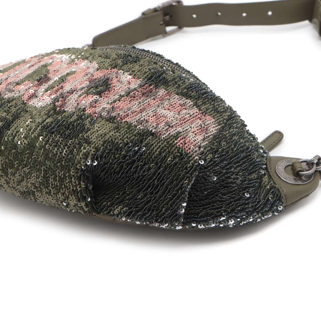 Chanel Sequin and Quilted Lambskin Coco Cuba Waist Bag - Image 10