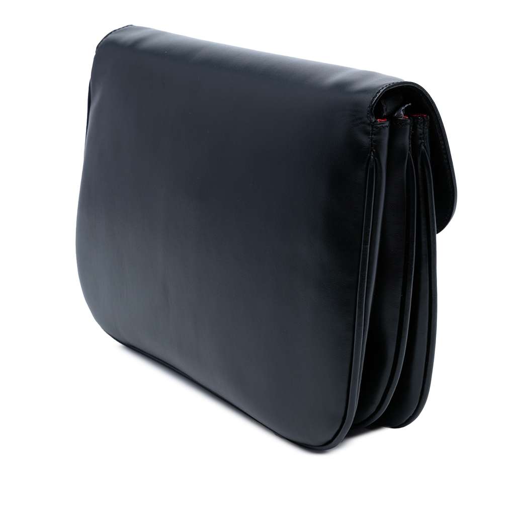 Celine Leather Triomphe Crossbody - 2