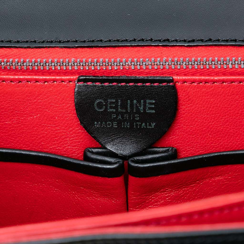 Celine Leather Triomphe Crossbody - 5