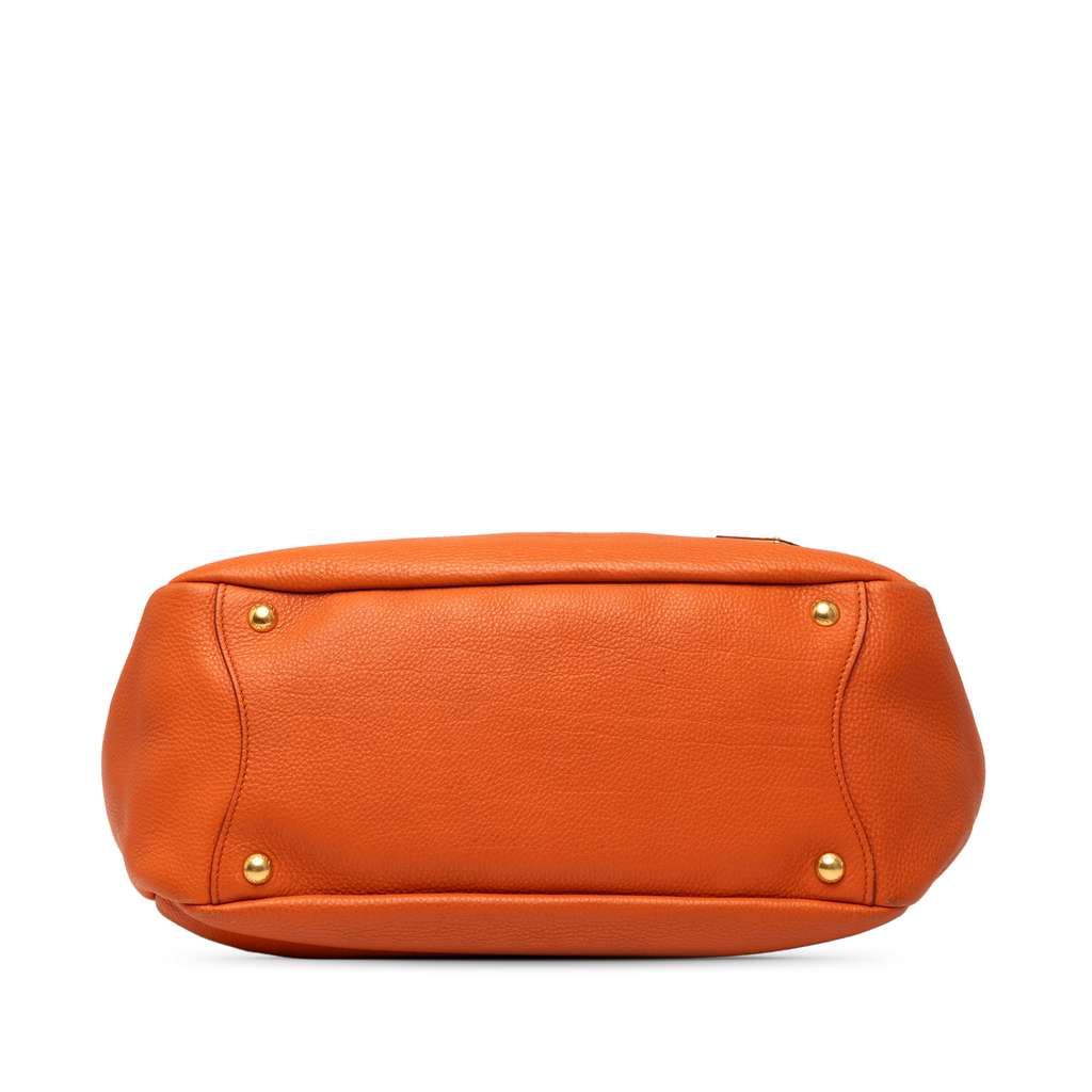 Prada Vitello Daino Side Pocket Shoulder Bag - Image 6