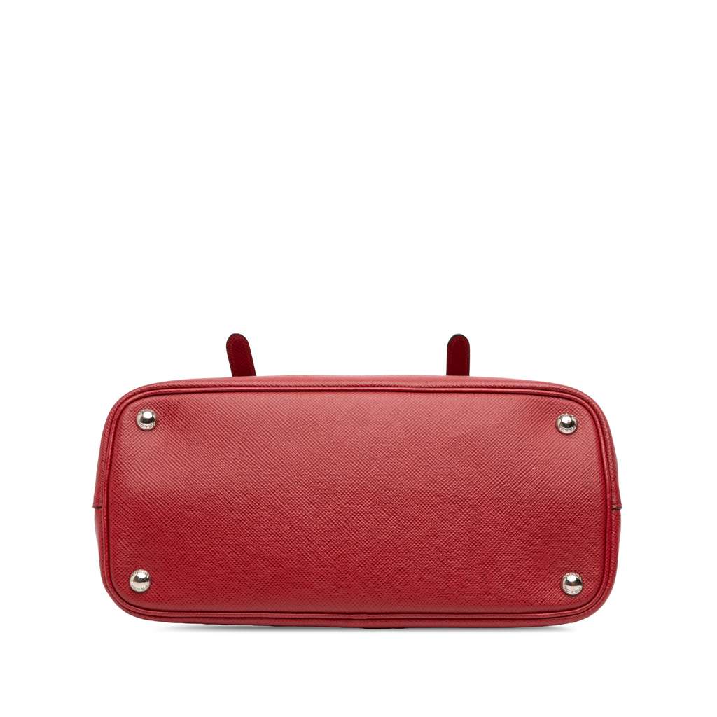 Prada Small Saffiano Cuir Double Handle Satchel - Image 6