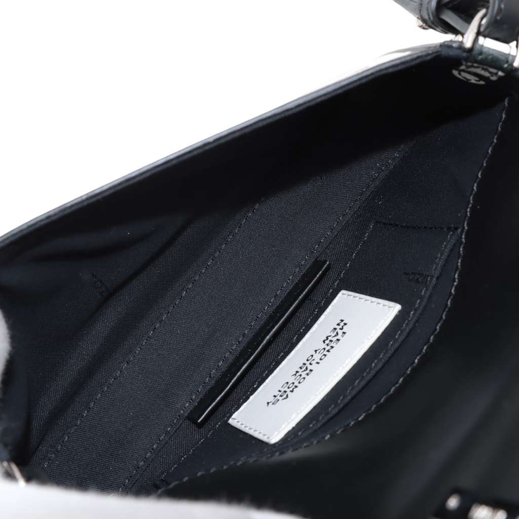 Fendi Marc Jacobs Nappa Vitello King Logo Print Baguette Phone Pouch Satchel - Image 6