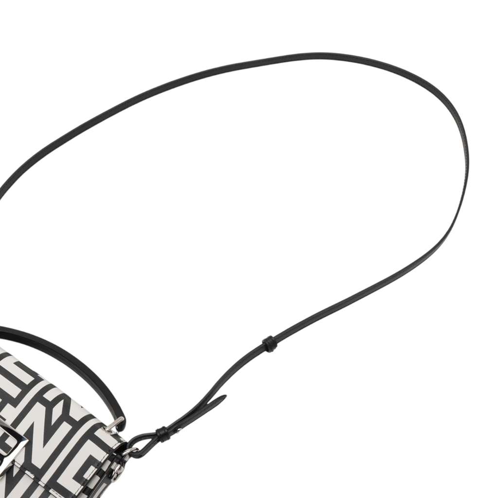 Fendi Marc Jacobs Nappa Vitello King Logo Print Baguette Phone Pouch Satchel - Image 12