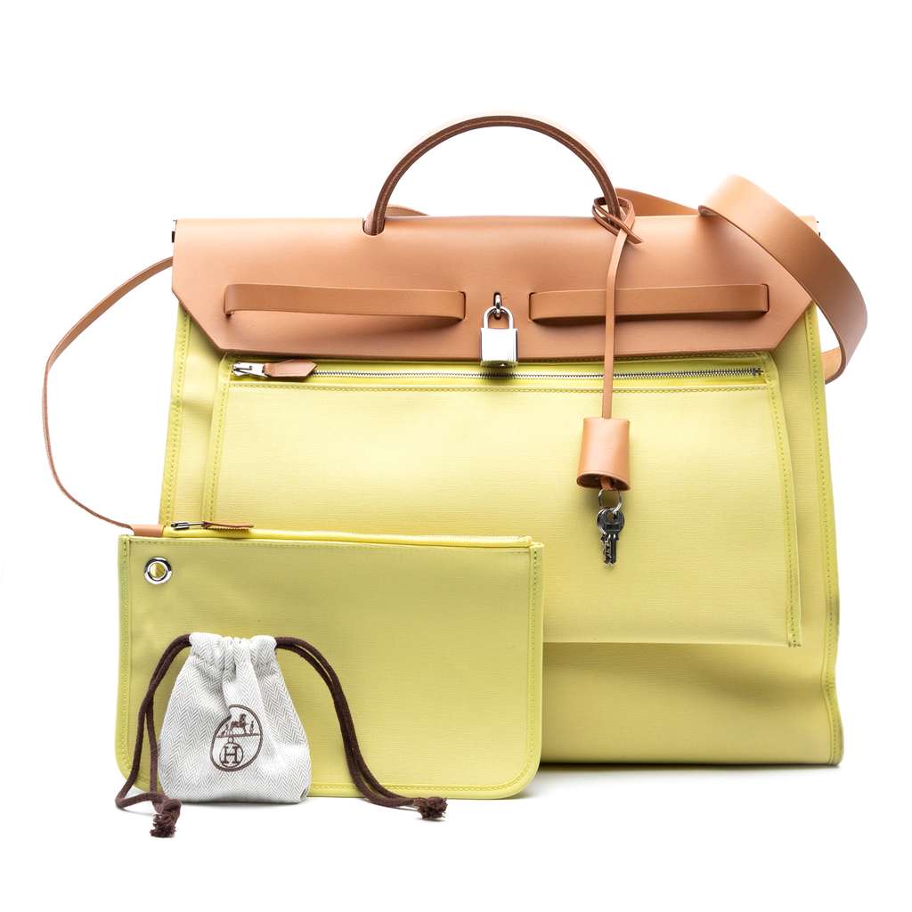 Hermès Toile Herbag Zip 39 - Image 10