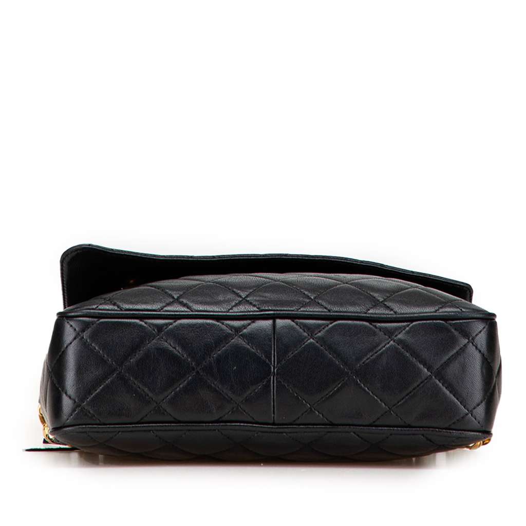Chanel CC Quilted Lambskin Tassel Camera Bag - Image 6
