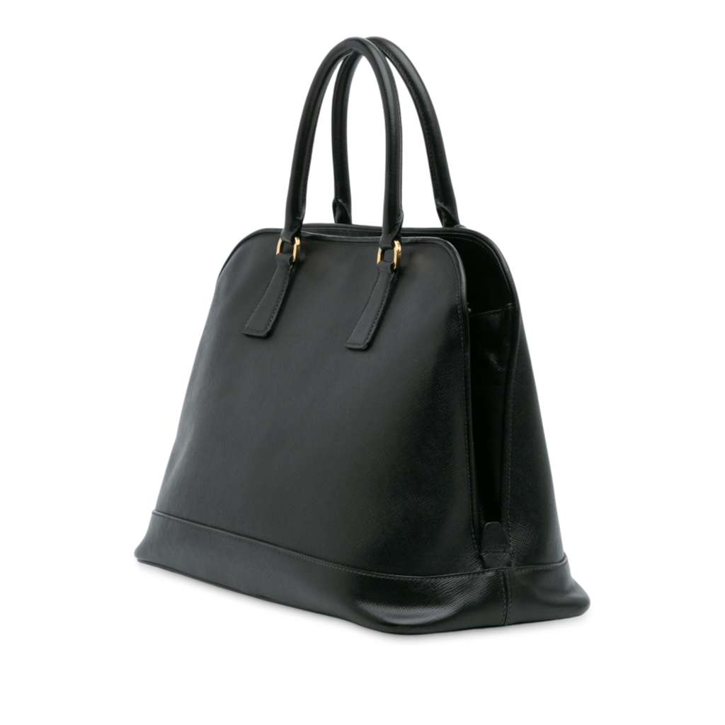 Prada Large Saffiano Lux Open Promenade Satchel - 2