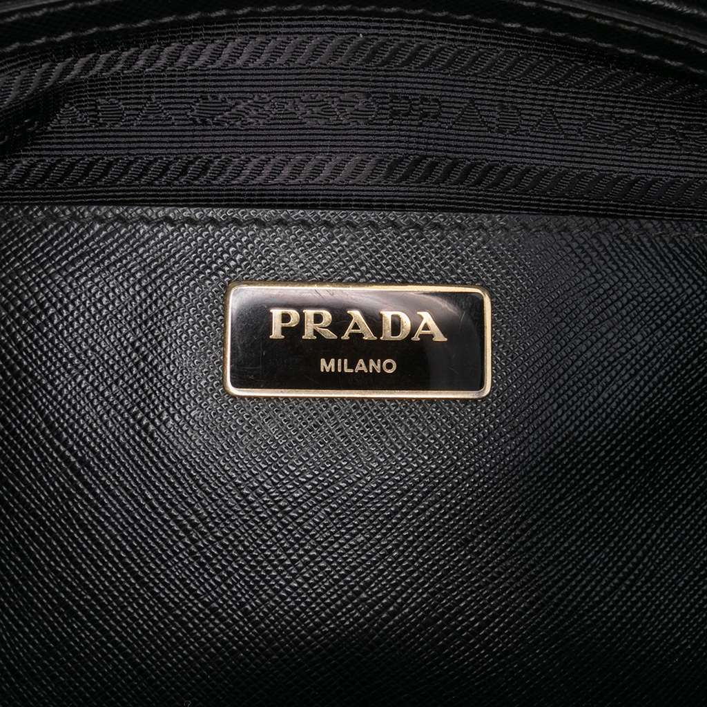 Prada Large Saffiano Lux Open Promenade Satchel - 5