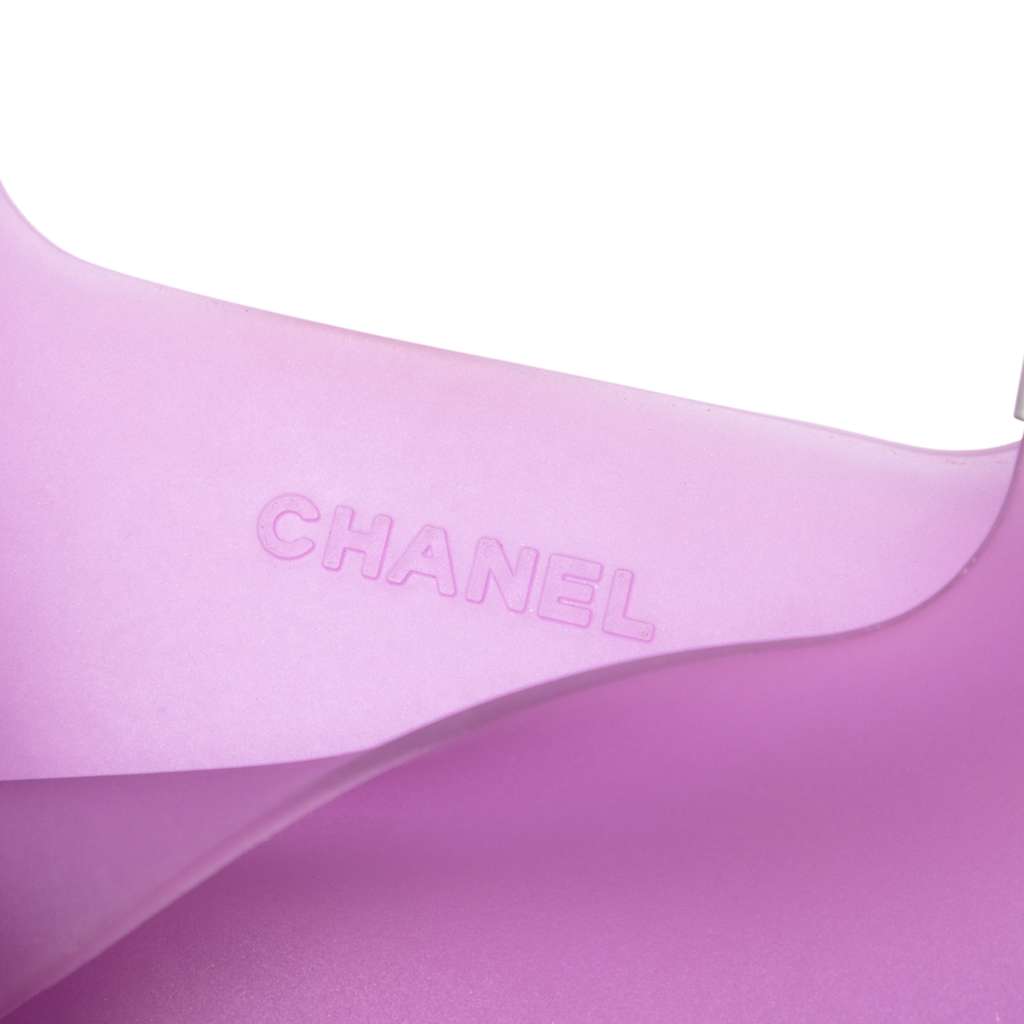 Chanel Small Rubber Logo Jelly Tote - Detail 1