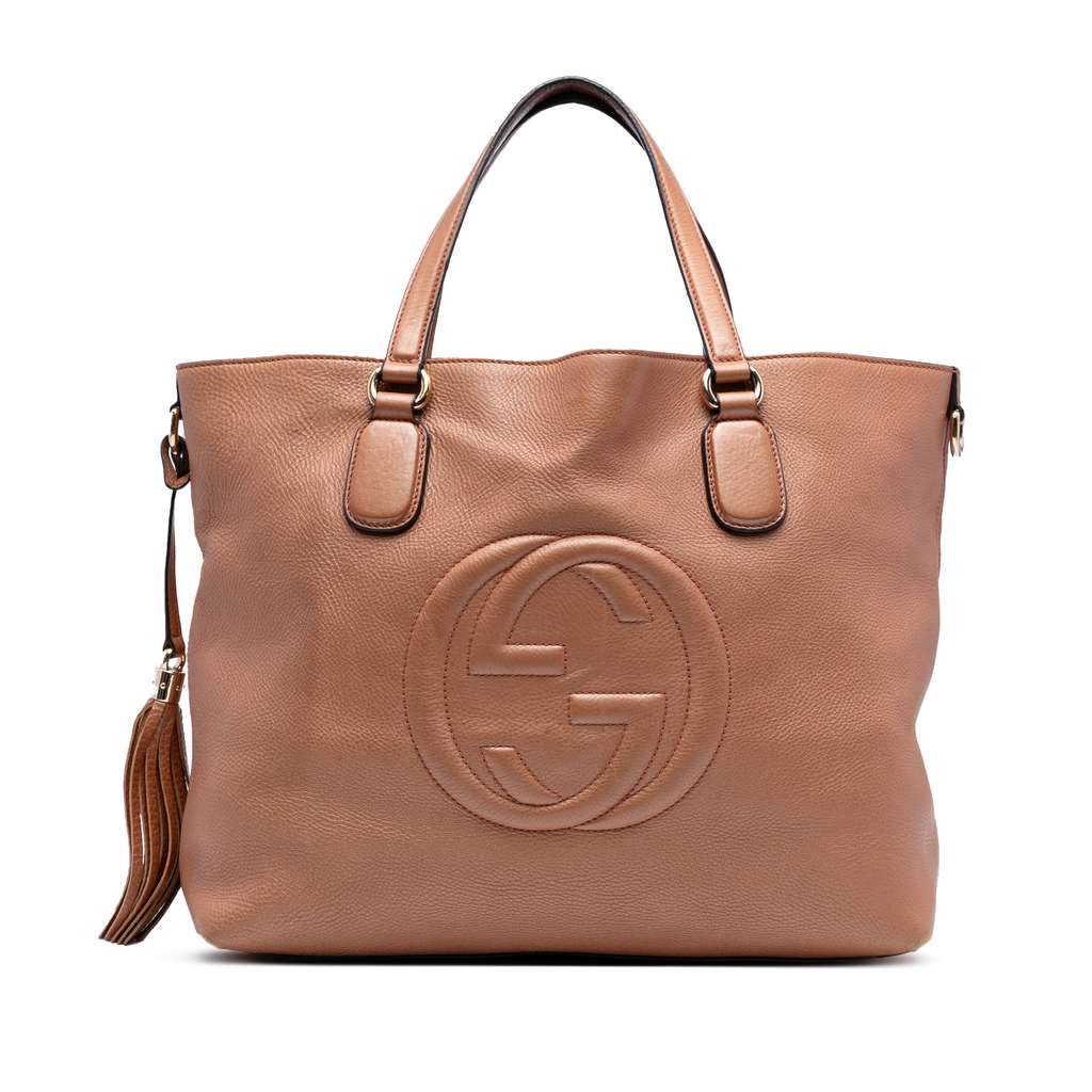 Gucci Large Leather Soho Working Tote