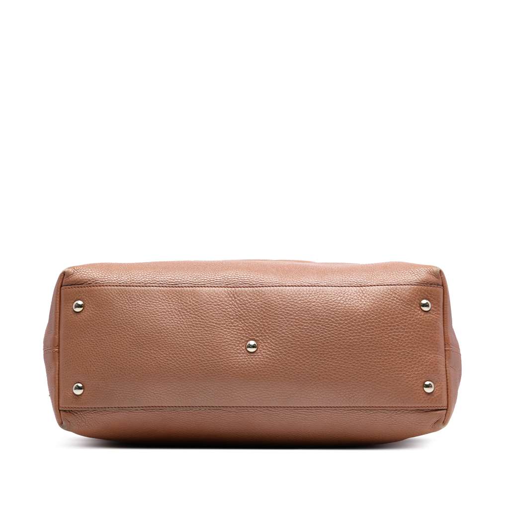 Gucci Large Leather Soho Working Tote - Image 6