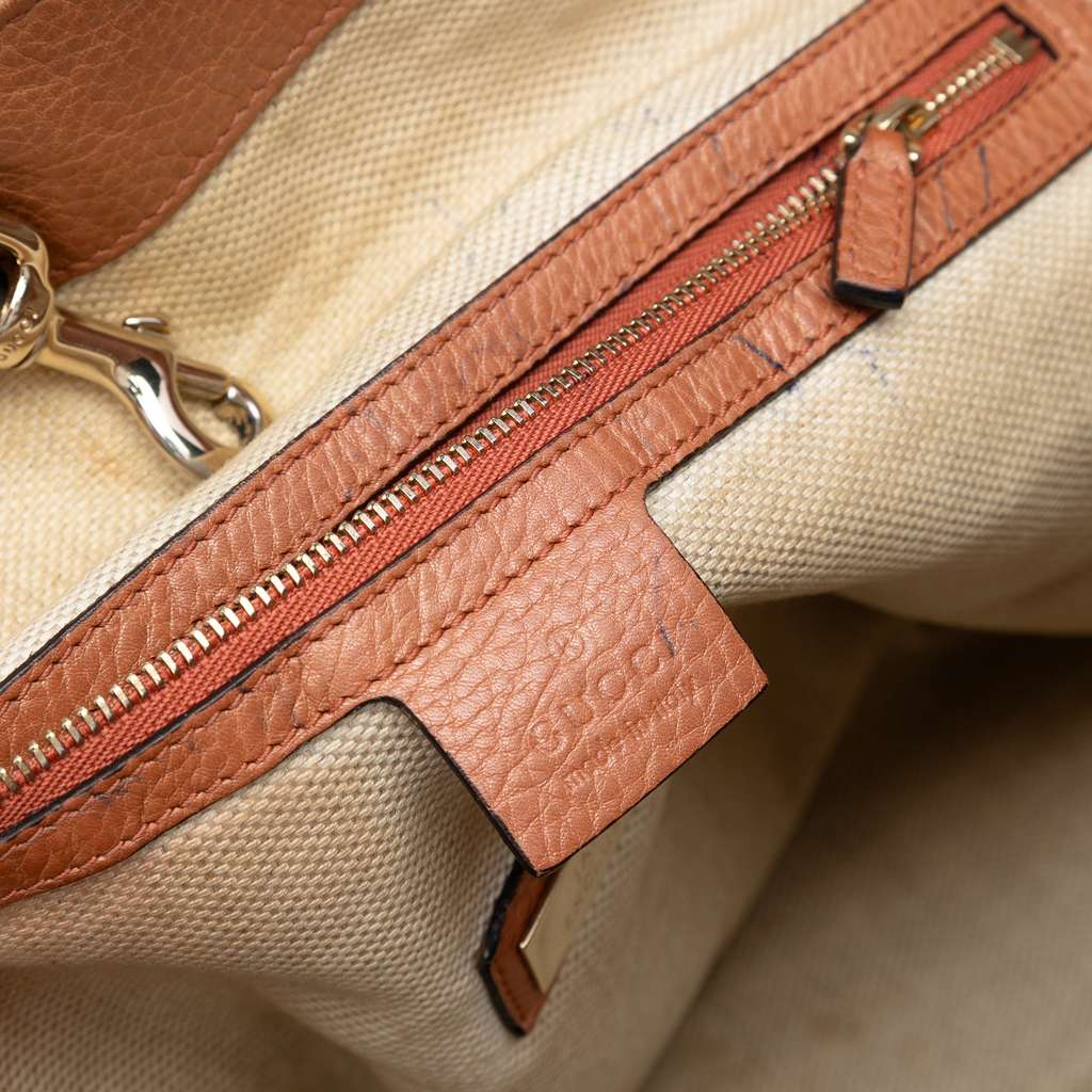 Gucci Large Leather Soho Working Tote - Side view