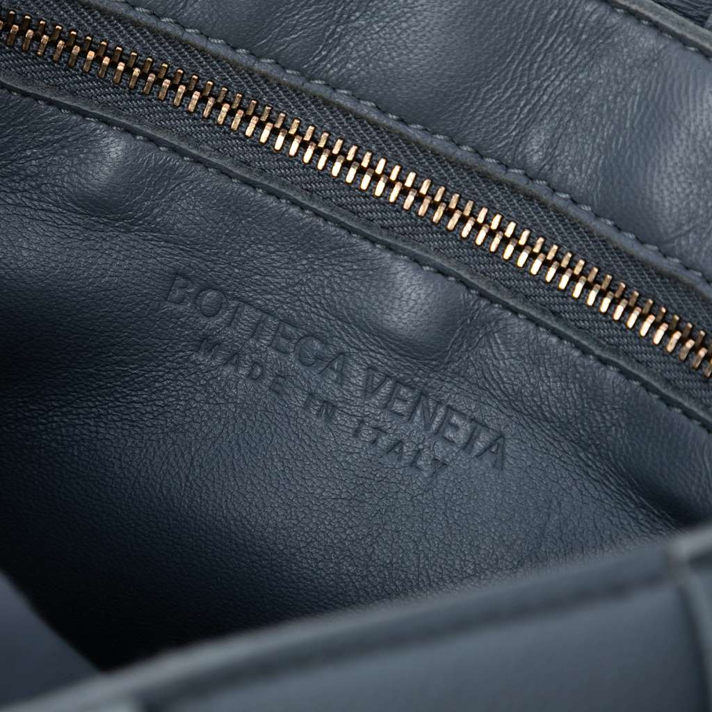 Bottega Veneta Grained Calfskin Intrecciato Cassette Crossbody - Side view