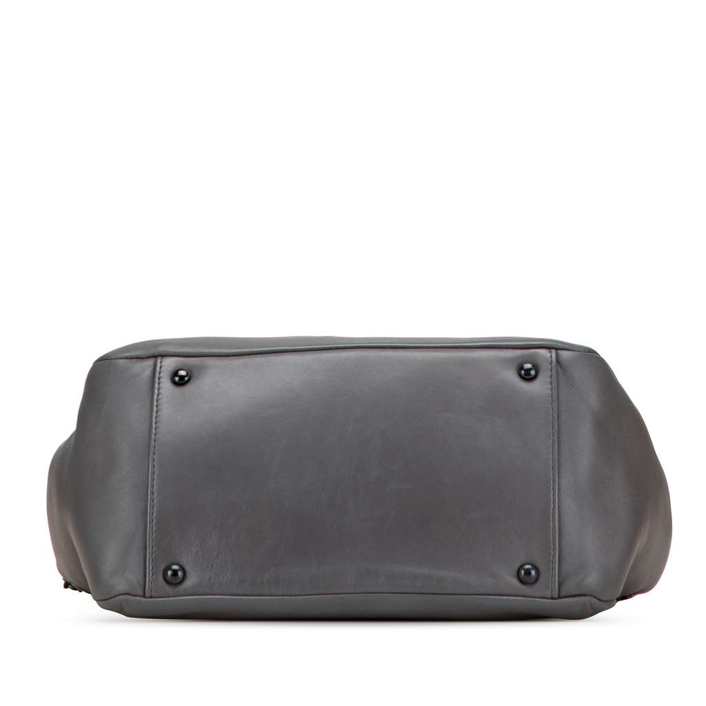 Chanel Lambskin Studded CC Accordion Flap - Image 6