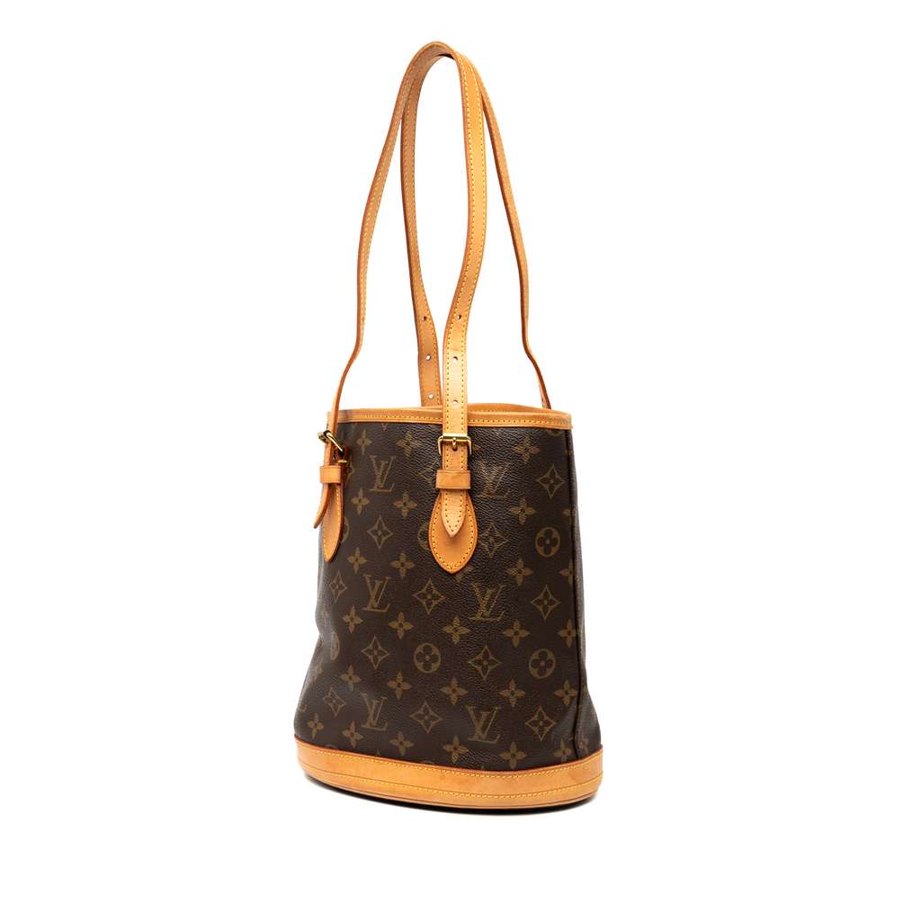 Louis Vuitton Monogram Petit Bucket - Back view