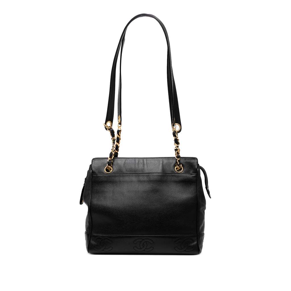 Chanel Triple CC Caviar Shoulder Bag