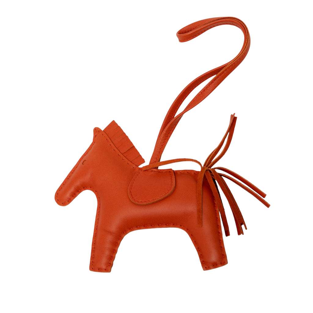 Hermès Milo Lambskin Grigri Rodeo Bag Charm MM