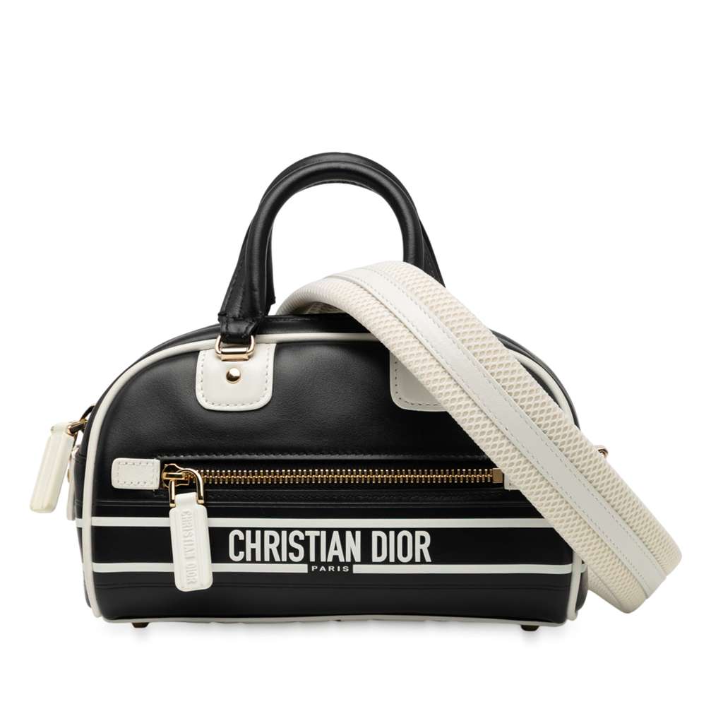 Dior Micro Leather Dior Vibe Zip Bowling Bag