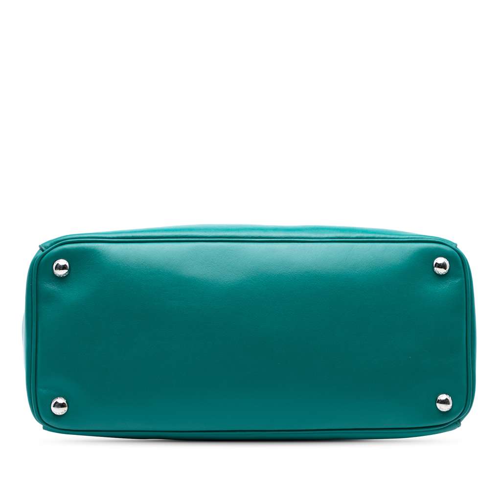 Prada Large City Calf Galleria Double Zip Satchel - Image 6