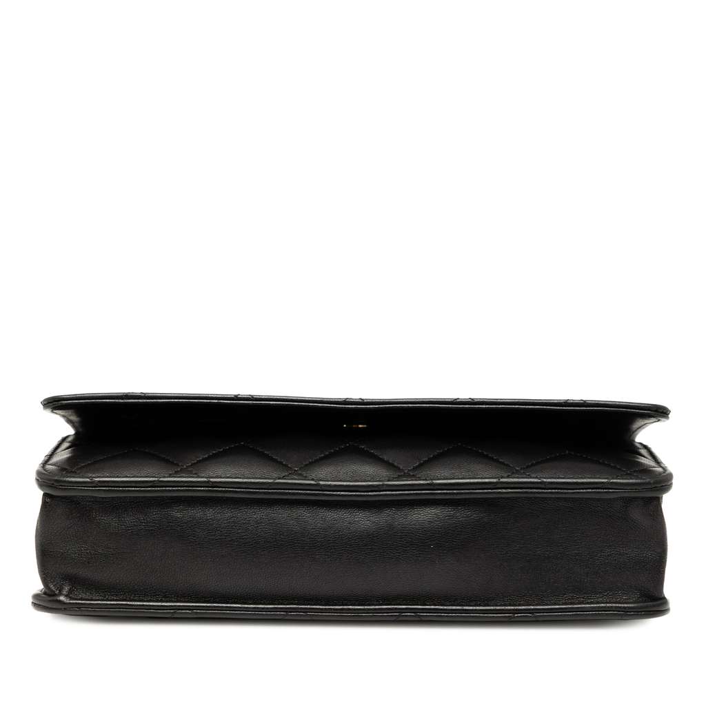 Chanel CC Quilted Lambskin Wallet On Chain - 3