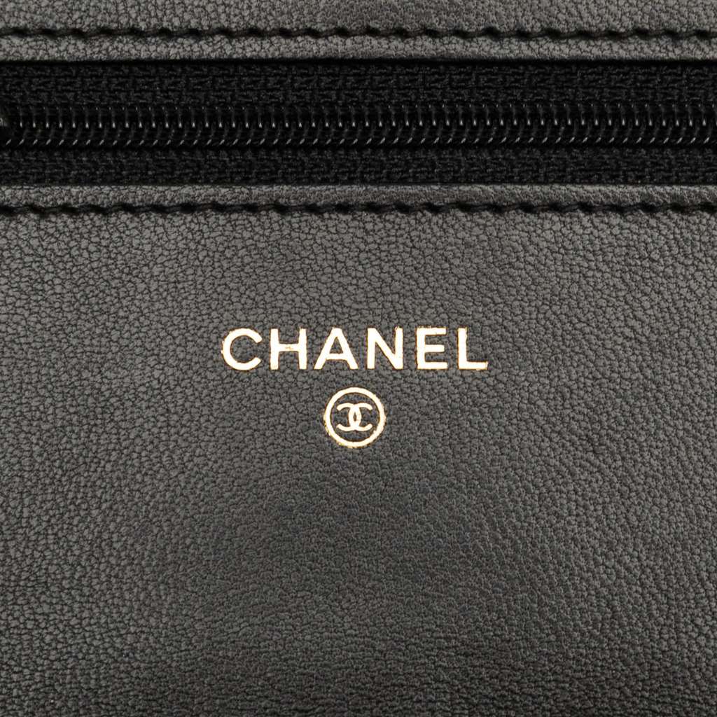 Chanel CC Quilted Lambskin Wallet On Chain - 5