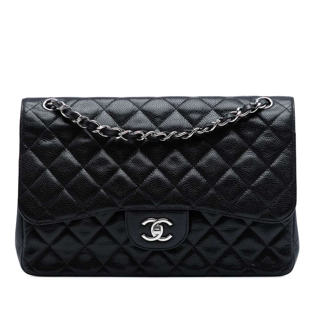 Chanel Jumbo Classic Caviar Double Flap