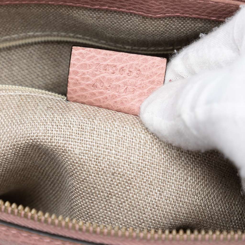 Gucci Dollar Calfskin GG Charm Satchel - Detail 1