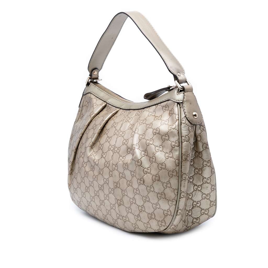 Gucci Metallic Guccissima Sukey Shoulder Bag - 2