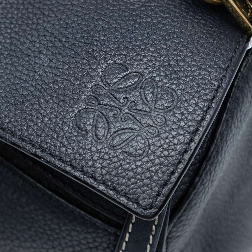 Loewe Medium Calfskin Puzzle Satchel - Side view