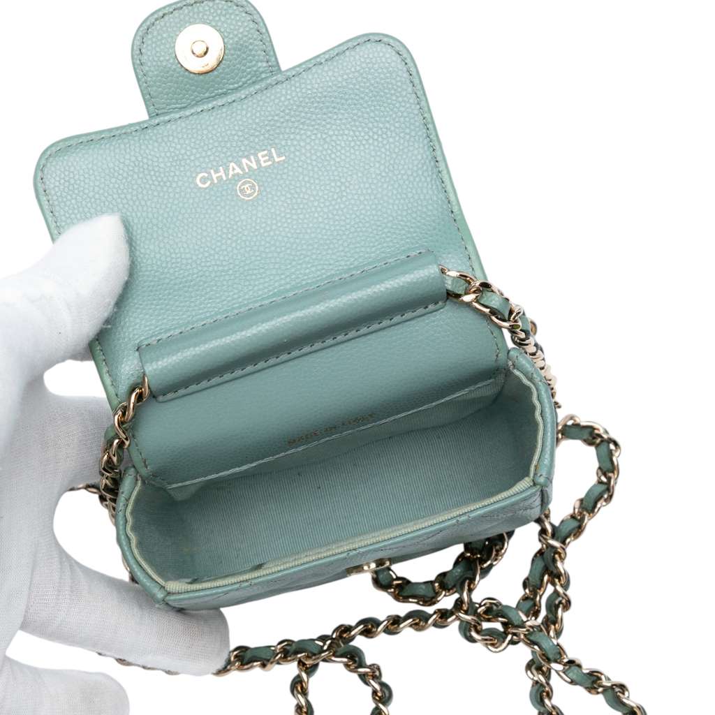 Chanel Micro Mini Classic Caviar Single Flap - 4