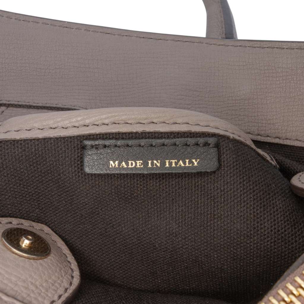 Burberry Medium Leather and House Check Banner Satchel - Detail 1