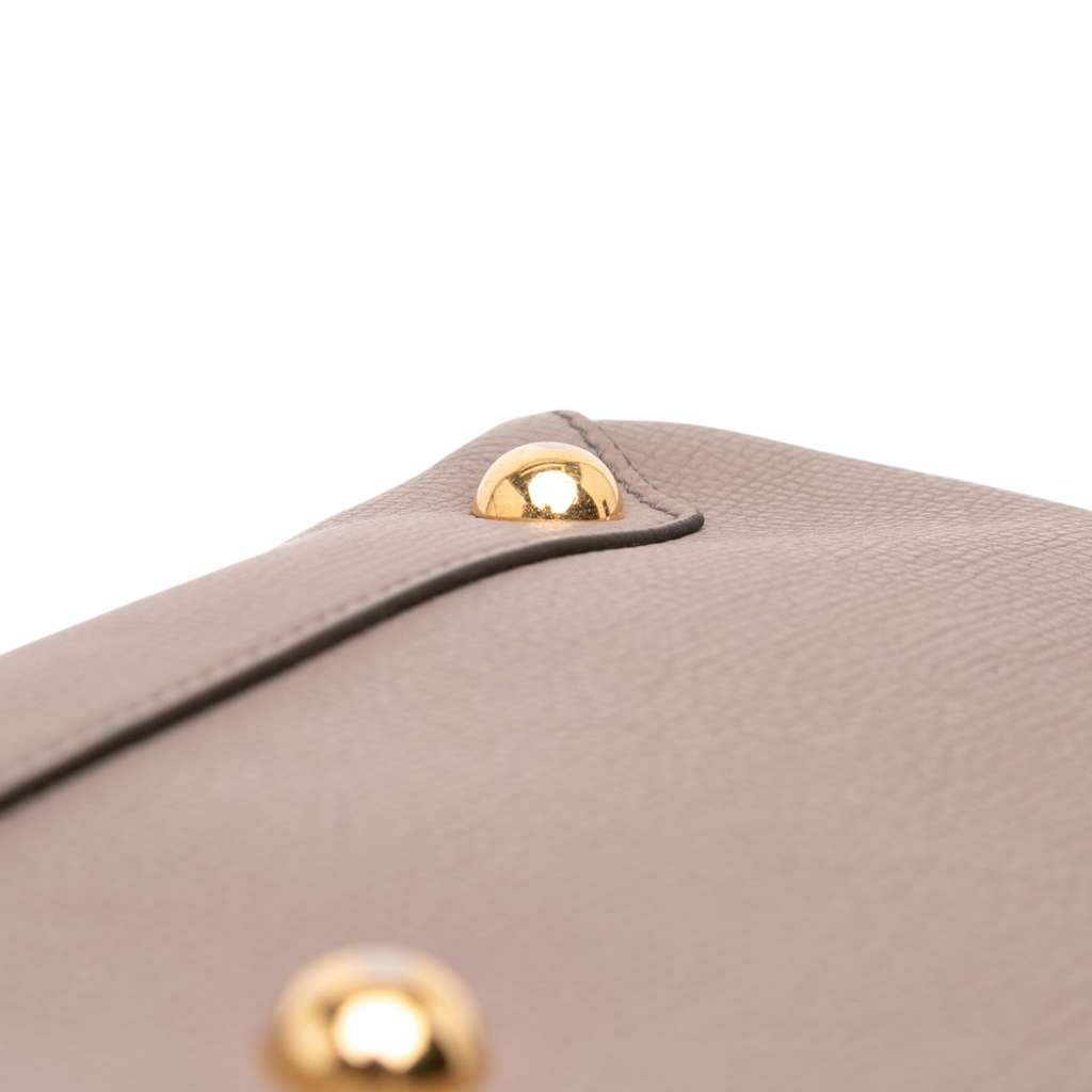 Burberry Medium Leather and House Check Banner Satchel - Image 10