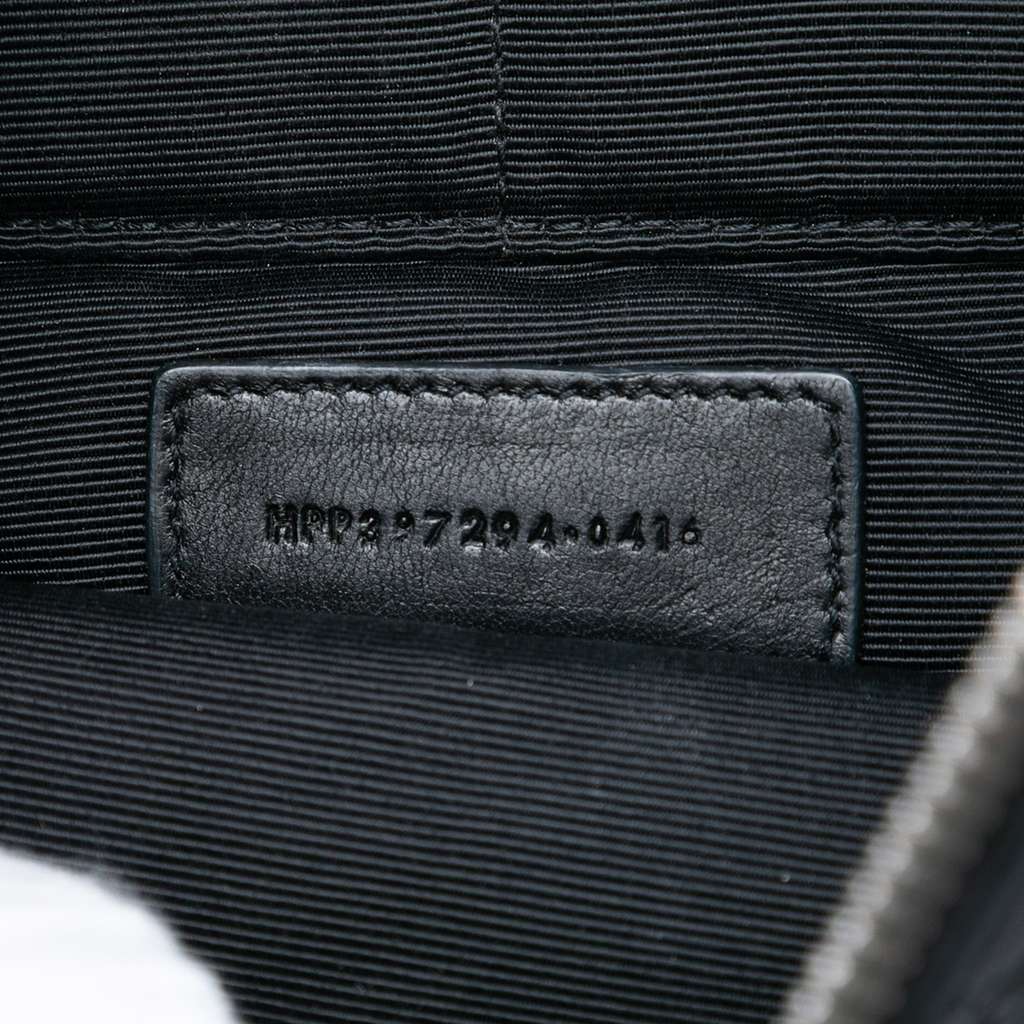 Saint Laurent Crocodile Embossed Leather Zipped Tablet Holder - Side view